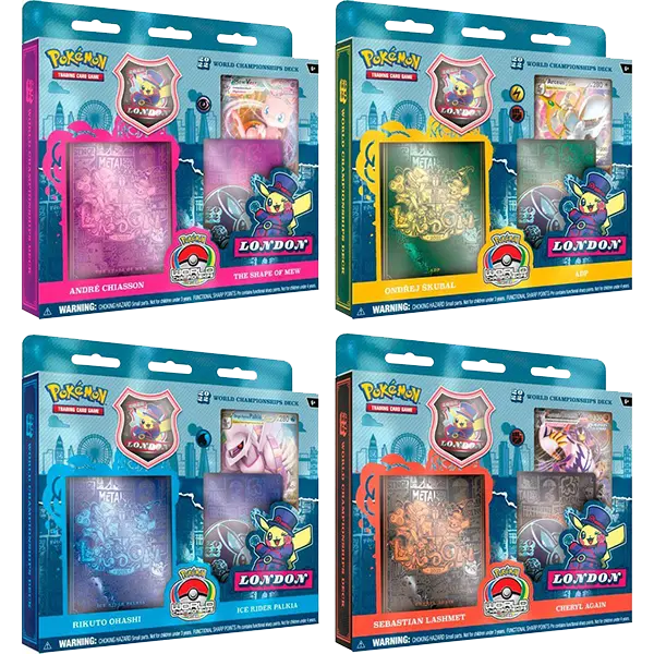 2022 Pokemon World Championships Decks (Set of 4) - Level Play
