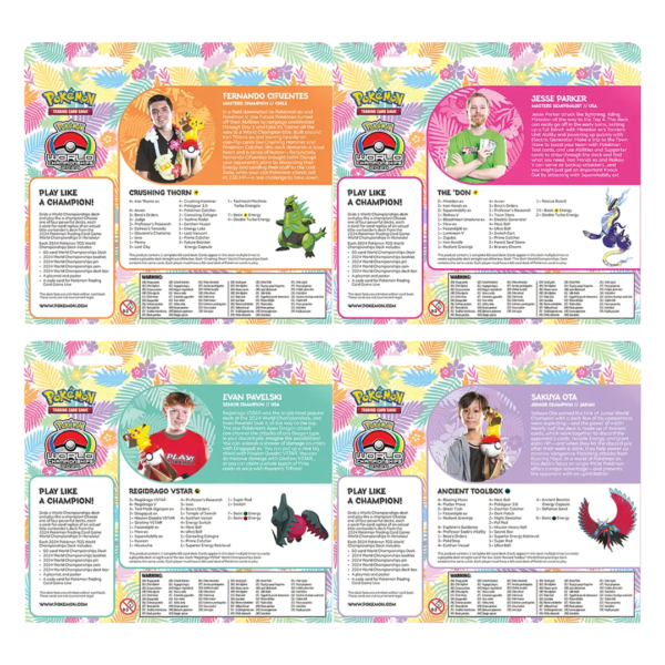 2024 World Championship Decks [Set of 4] - Level Play