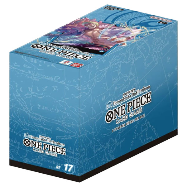 Starter Deck 17: BLUE Donquixote Doflamingo Display [ST-17] - Level Play