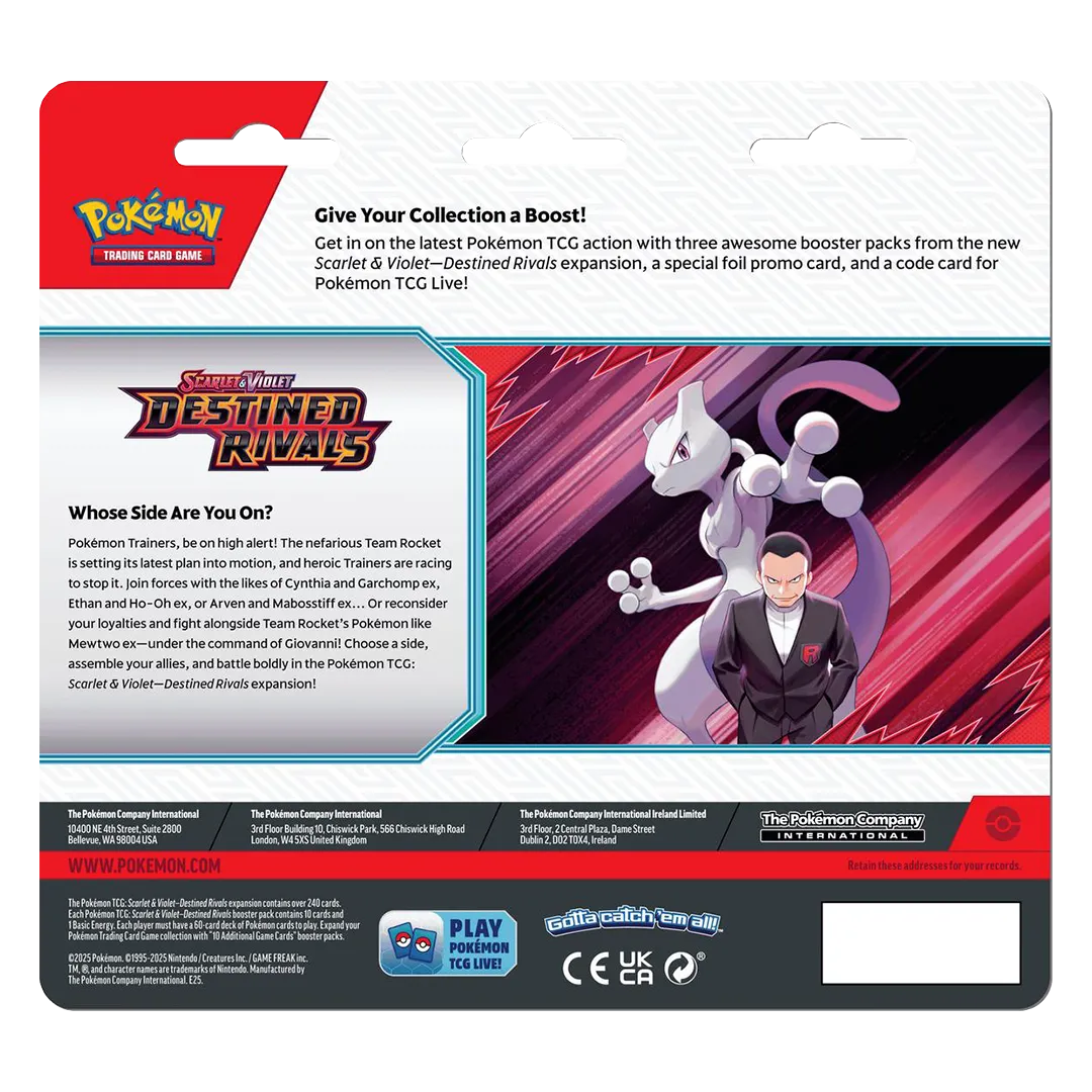 Destined Rivals 3 Pack Blister [Zebstrika] - Level Play