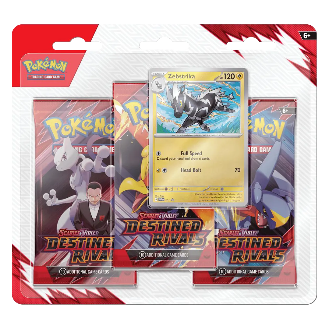 Destined Rivals 3 Pack Blister [Zebstrika] - Level Play