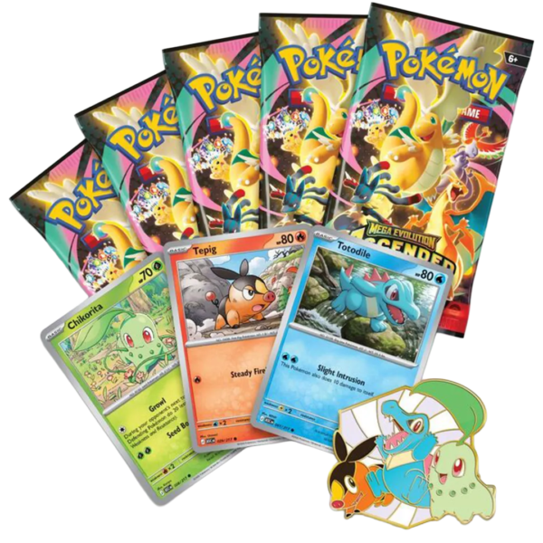 Pokémon - Mega Evolution: Ascended Heroes - First Partners Deluxe Pin Collection - Level Play