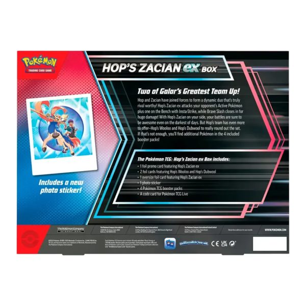Pokemon: Hop's Zacian ex Box - Level Play