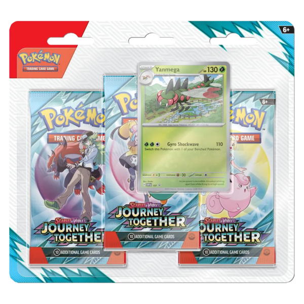 Scarlet & Violet: Journey Together - 3 Booster Blister [Yanmega] - Level Play