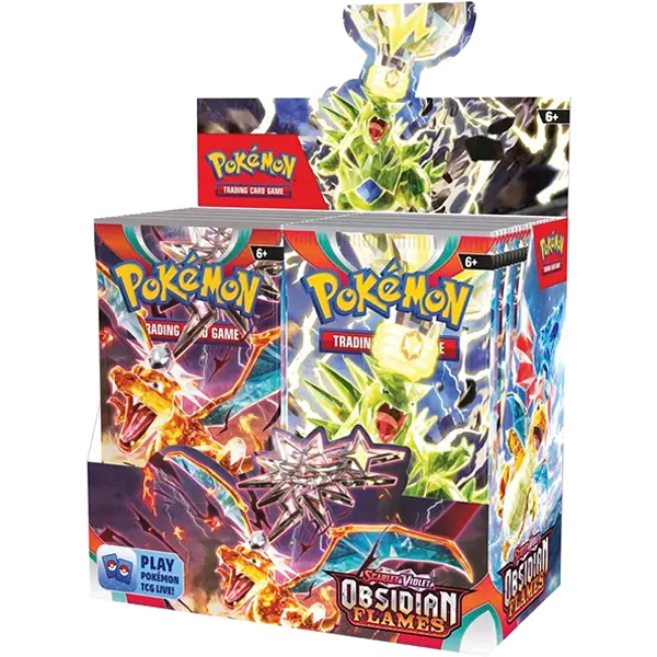 Scarlet and Violet: Obsidian Flames - Booster Box Display - Level Play