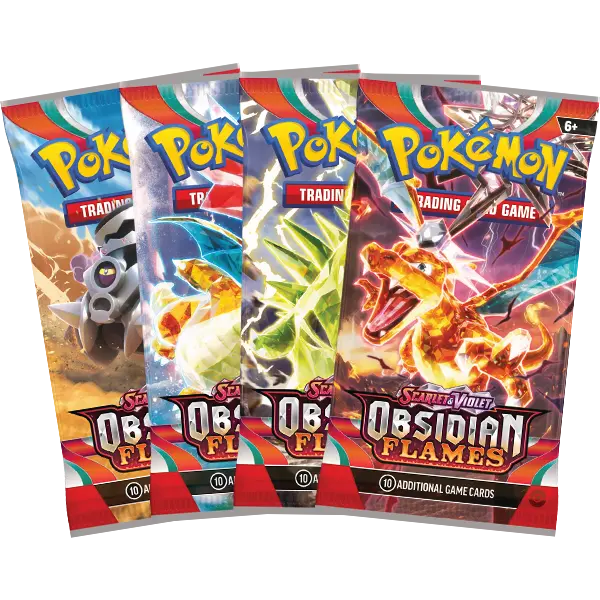 Scarlet and Violet: Obsidian Flames - 3 Pack Blister (Houndstone) - Level Play