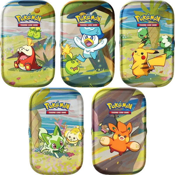 Paldea Friends - Mini Tins (Set of 5) - Level Play