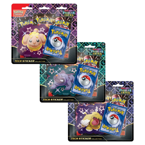 Scarlet & Violet: Paldean Fates - Tech Sticker Collection [Set of 3] - Level Play
