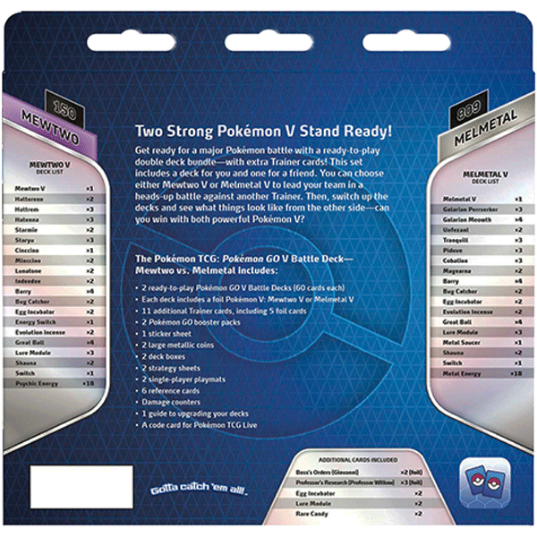 Pokemon GO - Battle Deck (Mewtwo V & Melmetal Bundle) - Level Play