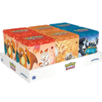 Pokemon Stacking Tins Display: Fighting-Fire-Darkness (Q4 2022) - Level Play