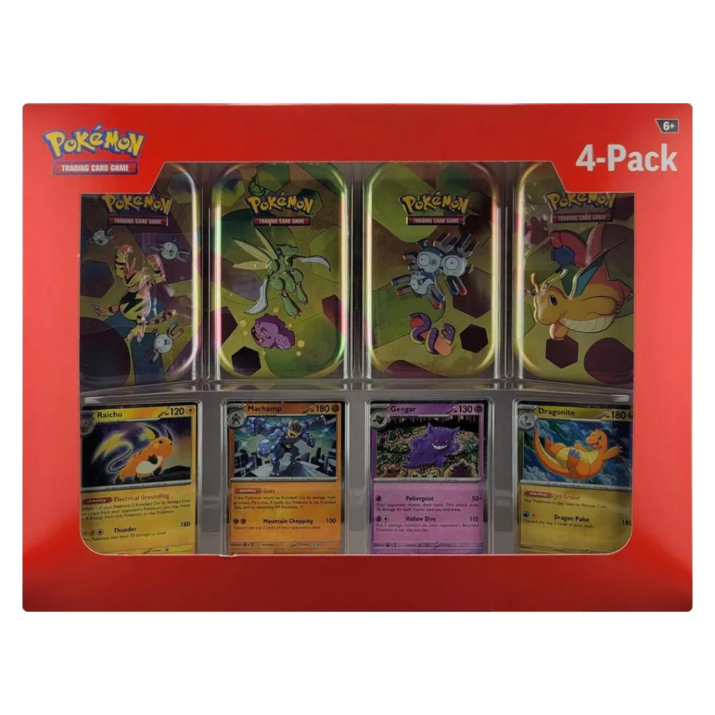 151 Mini Tin Bundle [Includes 4 Promo Cards] - Level Play