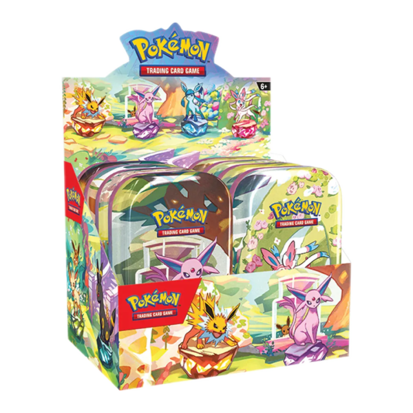Scarlet & Violet: Prismatic Evolutions - Mini Tins [Set of 8] - Level Play