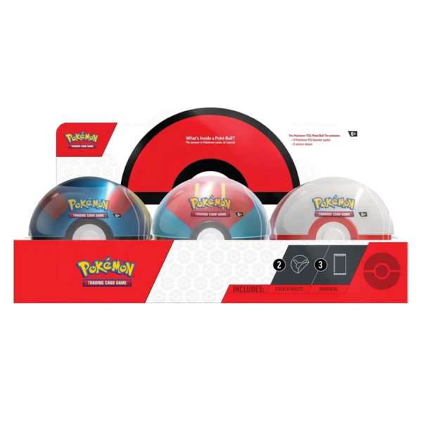 Pokeball Tin Display (Q3 2023) - Level Play