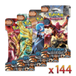 Steam Siege - Sleeved Booster Case (144 Boosters) - Level Play