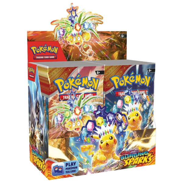 Scarlet & Violet: Surging Sparks - Booster Box Display - Level Play