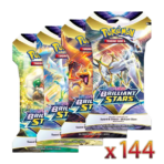 Sword & Shield: Brilliant Stars - Sleeved Booster Case (144 Boosters) - Level Play