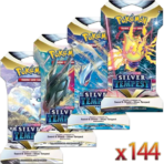 Sword & Shield: Silver Tempest- Sleeved Booster Case (144 Boosters) - Level Play