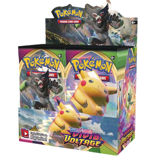 Sword & Shield: Vivid Voltage - Booster Box Display - Level Play
