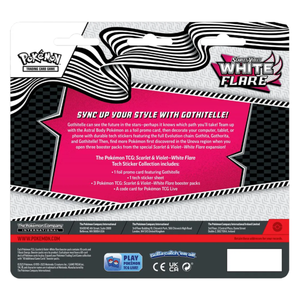 White Flare Tech Sticker Collection - Level Play